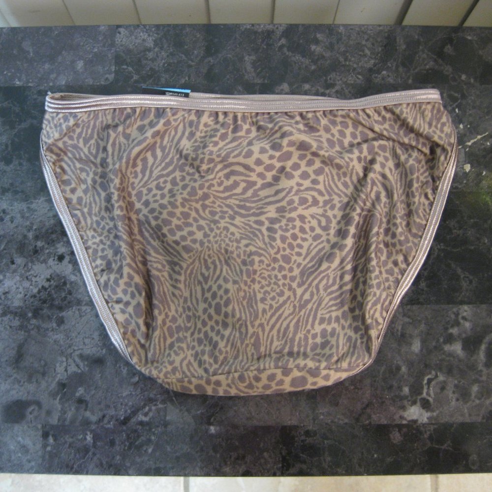 NWT Vanity Fair tan leopard Illumination bikini panties 5 S - Picture 3 of 5
